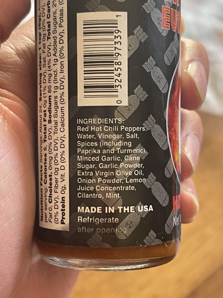 I've been looking for a good vinegar hot sauce. Wife Found this little gem  at the $ store. : r/hotsauce