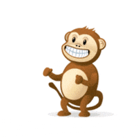 fun monkey GIF