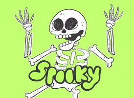 Halloween Skull GIF by GIPHY Studios Originals